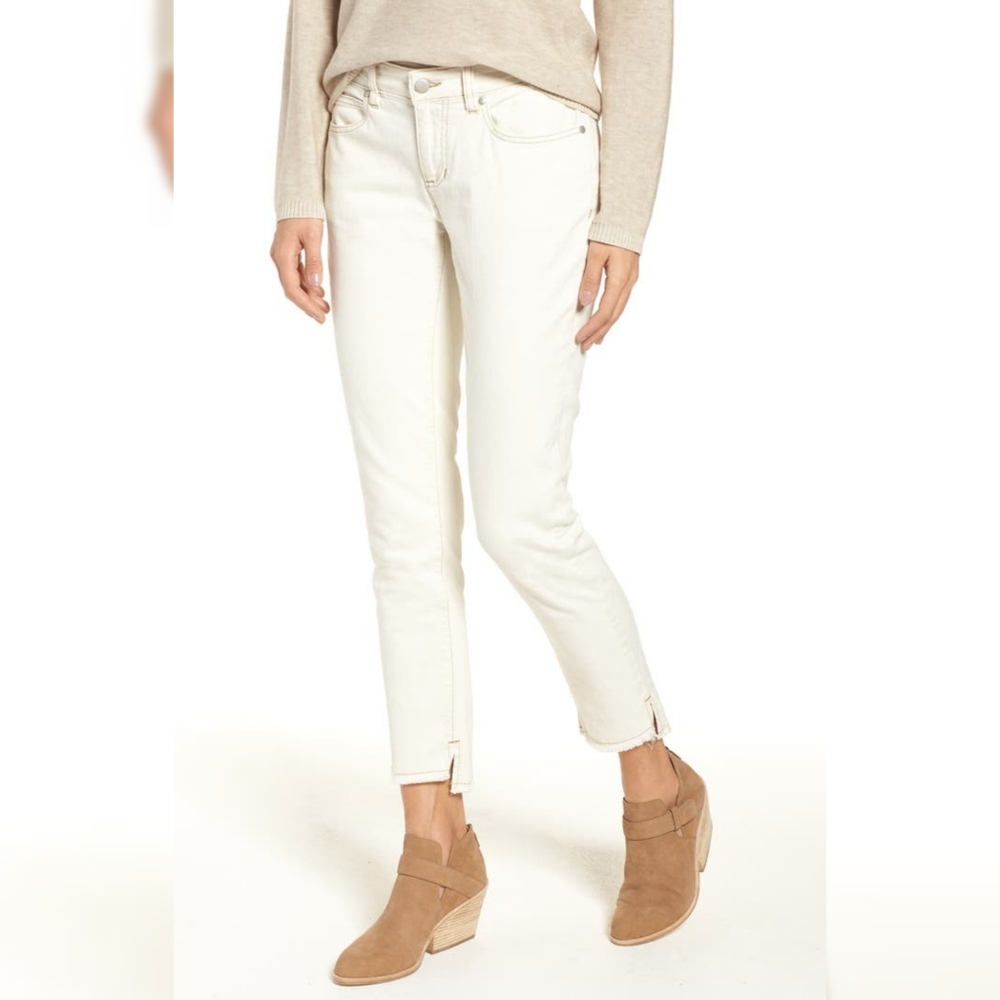 Eileen Fisher Stretch Organic Cotton Slim Ankle Jeans  